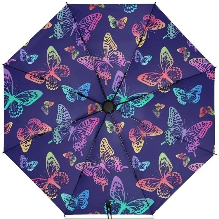 Patterned canopy — finished umbrella appearance reference