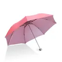 7-Rib Silver-Coated Manual Umbrella