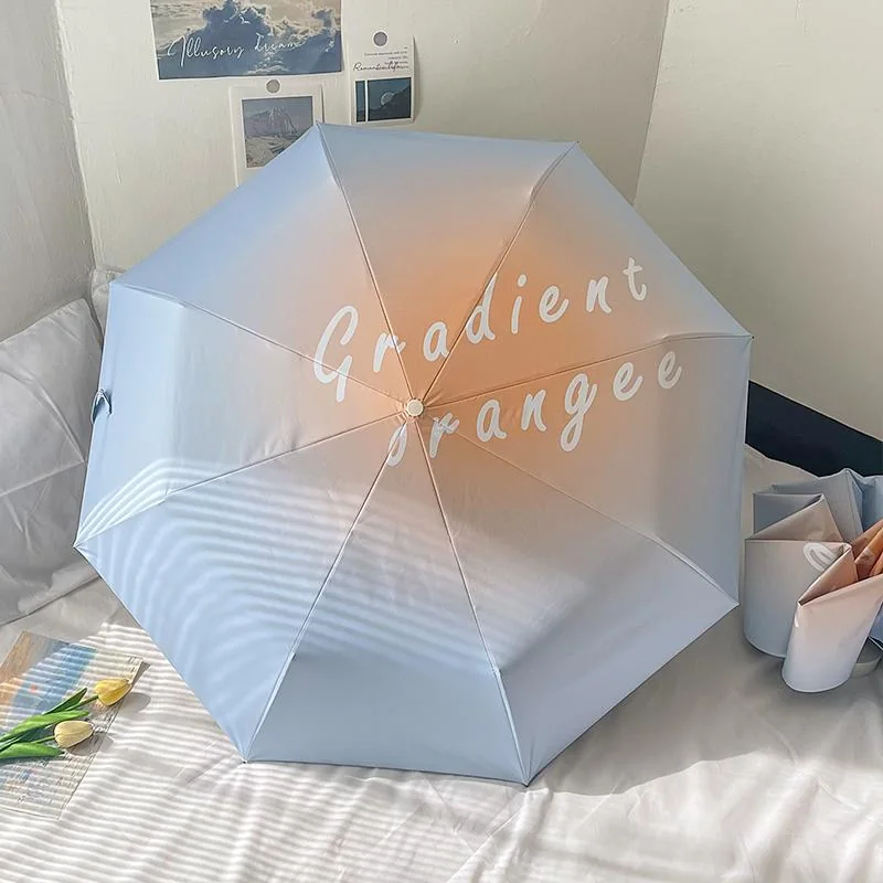 8-Rib Manual Everyday Folding Umbrella