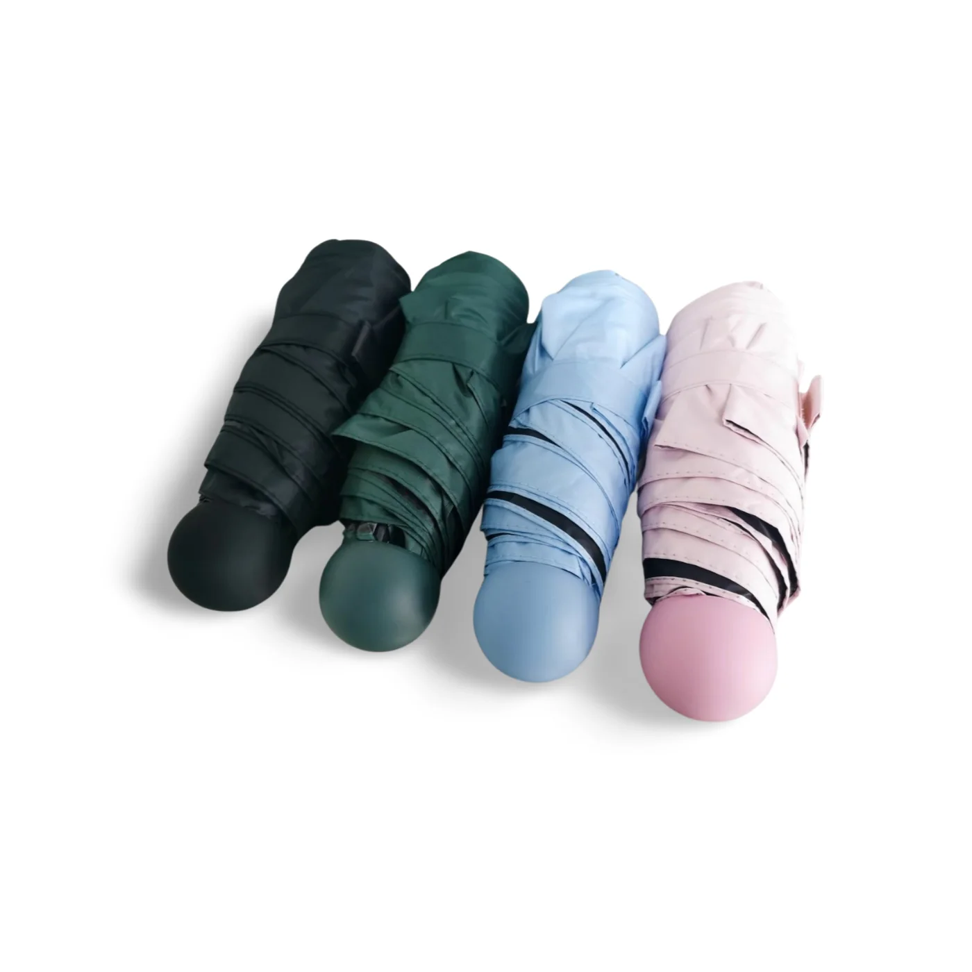 6-Rib Capsule Umbrella with Case