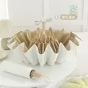 16-Rib Vintage Wooden Handle Folding Umbrella view 4