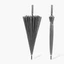24-Rib Automatic Straight Umbrella view 3