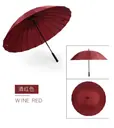24-Rib Manual Straight Umbrella