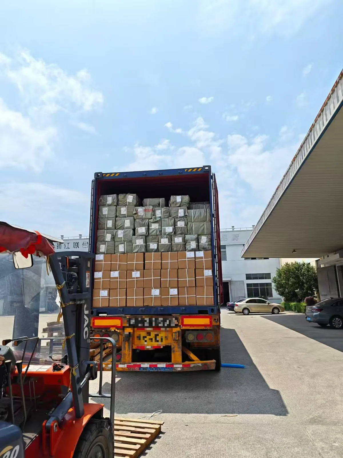 Packed Shipment — user supplied factory photograph